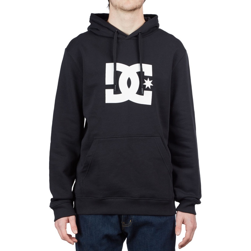 (2) Hoodies Red n black DC size Large mens…